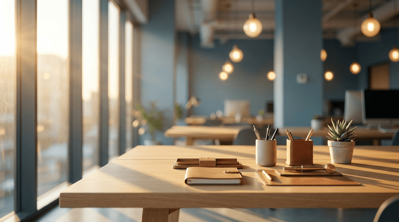 Organized professional workspace with natural light at Connecticut Property Management and Professional Services LLC